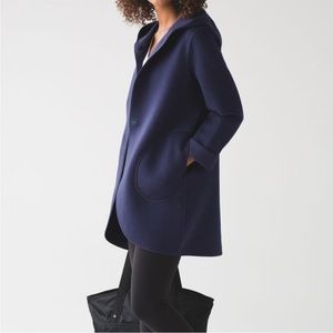 Lululemon city-bound wrap jacket with hood - reversible! - with pockets (!!)